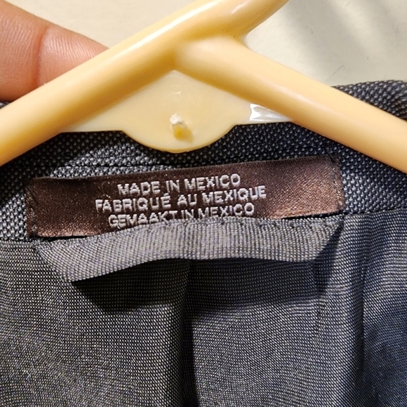 Black Brown men's Slim  gray 100% wool blazer size 44R - Picture 4 of 14